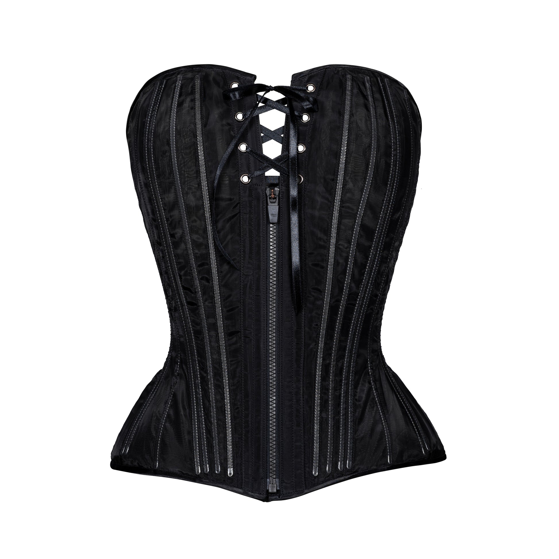 Shop Beautiful and Affordable Designs of Black Satin Corset Here