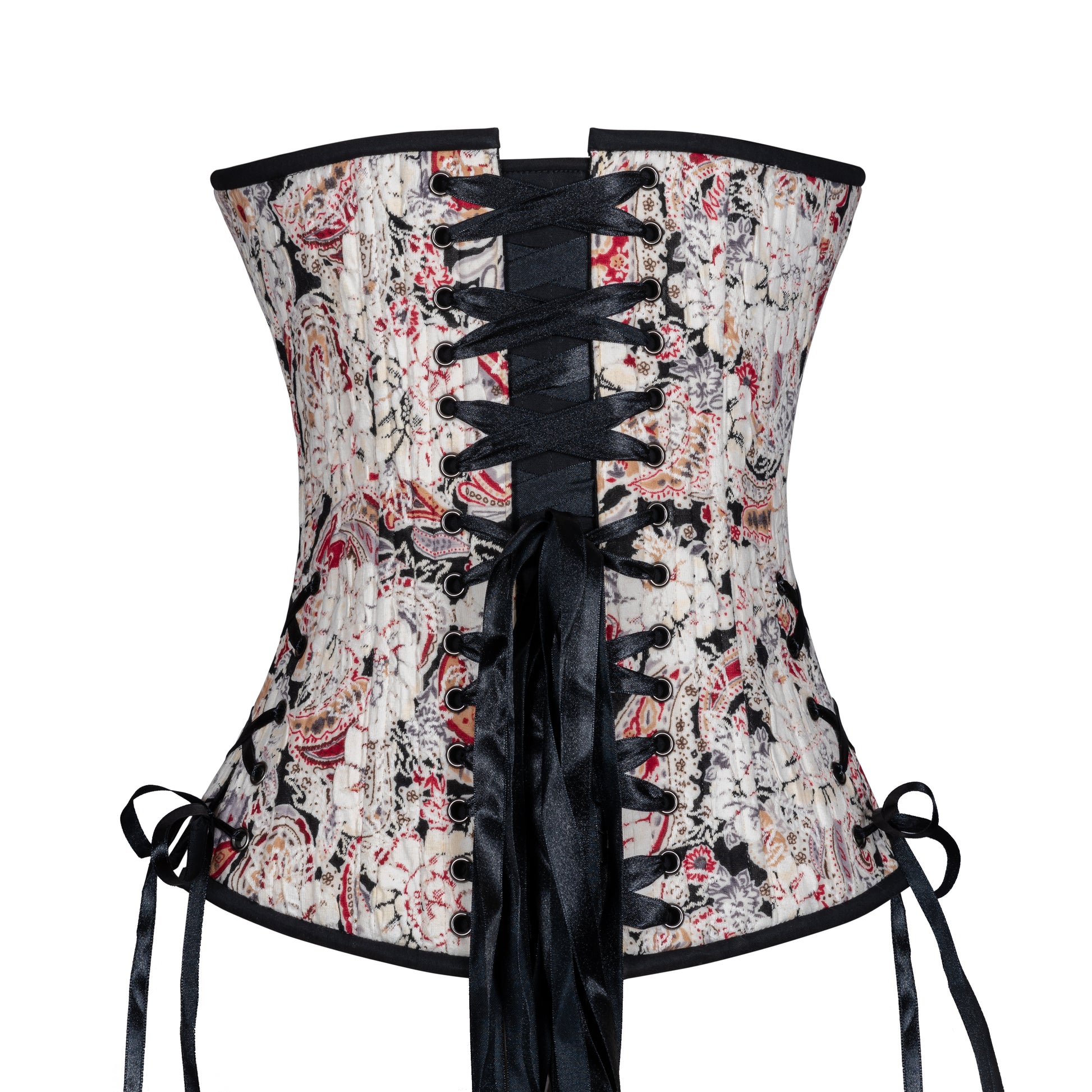 Vintage 1920s Printed Overbust Corset