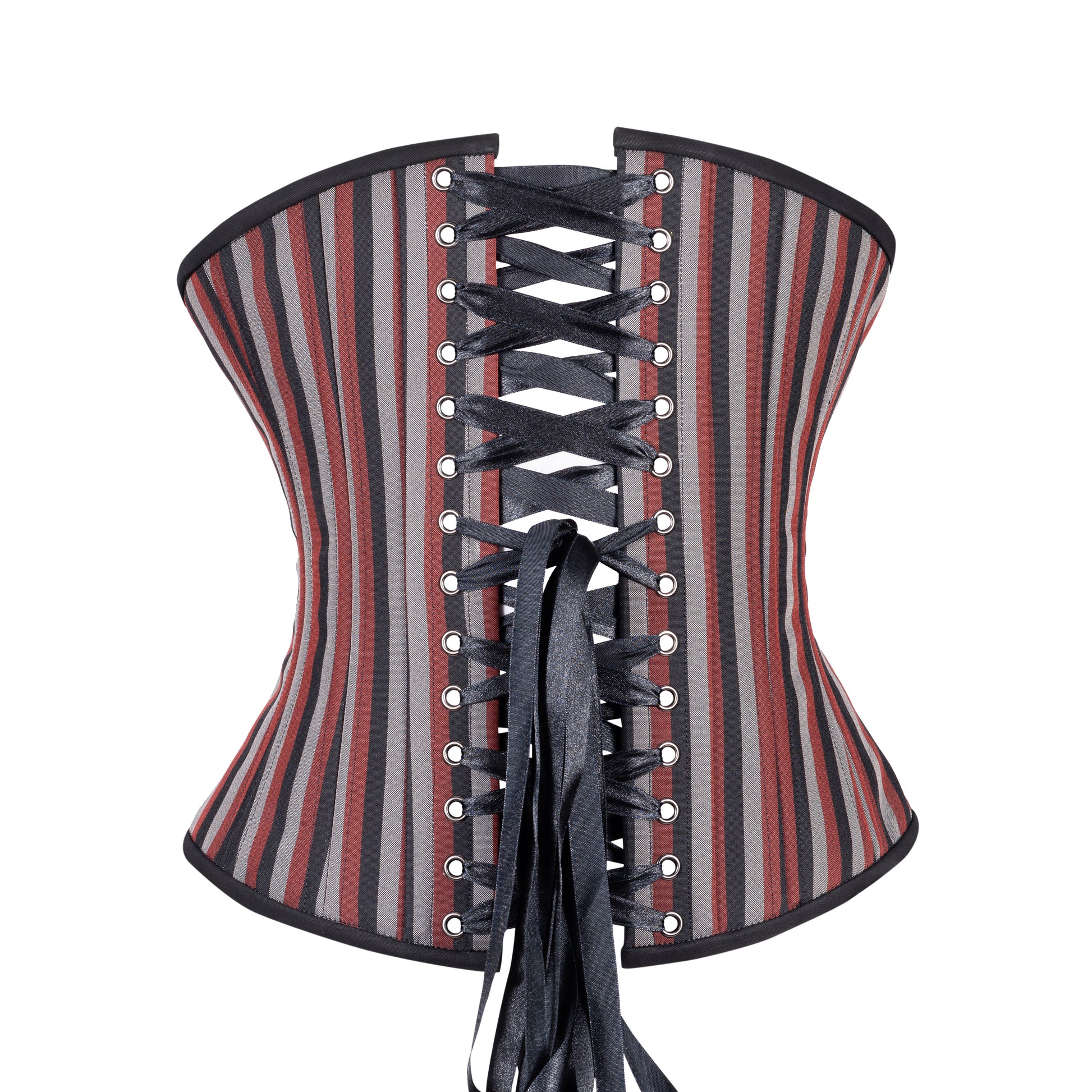 striped corset finished