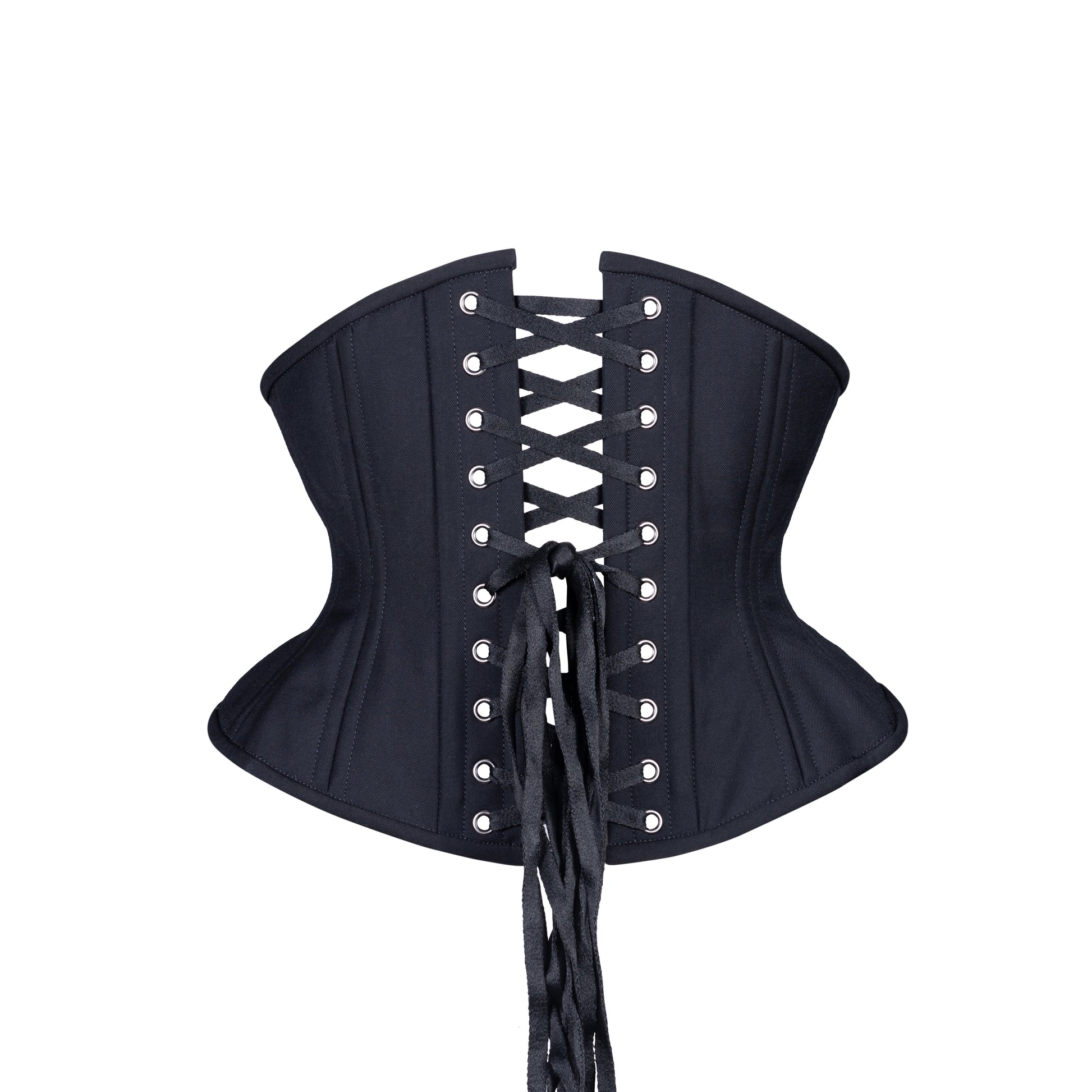 Black Cashmere Corset, Hourglass Silhouette, Short – Timeless Trends