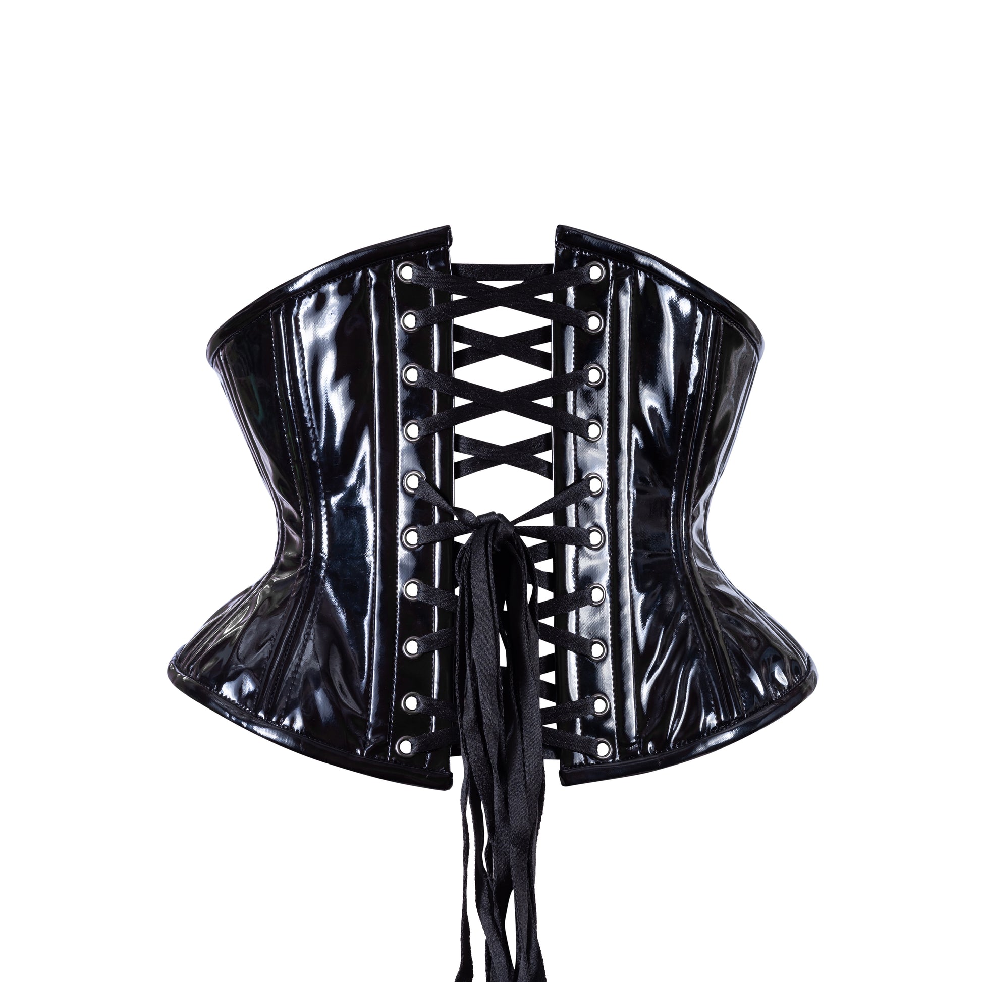 Corset Story on X: Comfortable to wear, this black latex corset