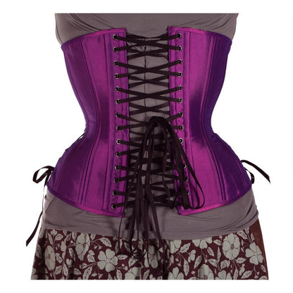 Purple Long Hourglass Corset