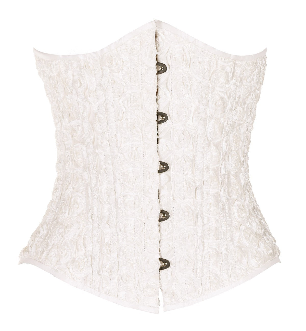 White Rose Taffeta Corset